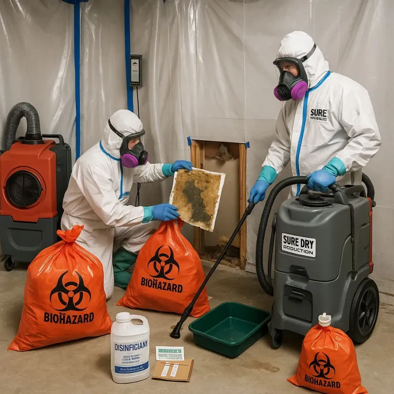 Contaminated Water Handling Protocols process in Hayes Center, NE